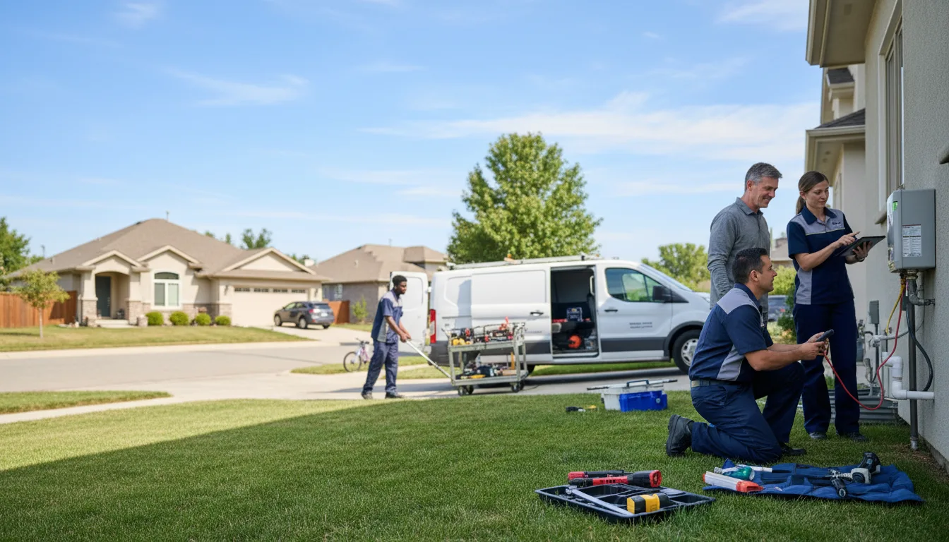 Tankless water heater service in Mackey, IN